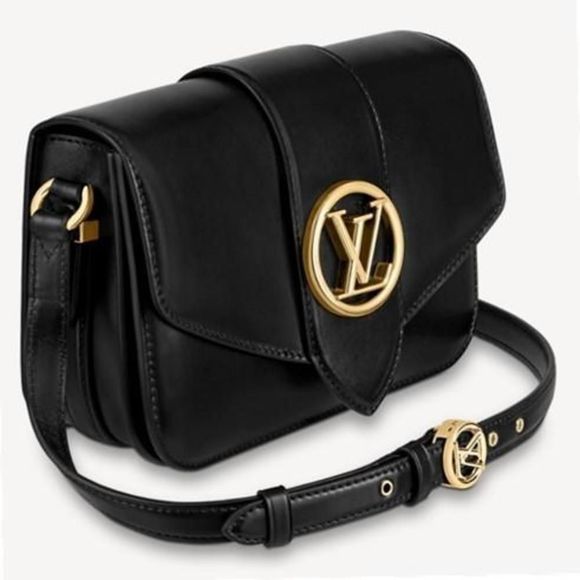 Louis Vuitton Pont Neuf Shoulder Bag Black - Picture 3 of 6